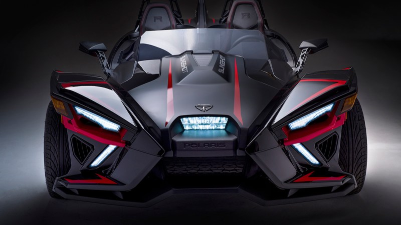 a close up of a motorcycle